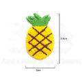 aplique croche bordado abacaxi